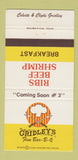 Matchbook Cover - Gridley's BBQ  Memphis TN WEAR 30 Strike