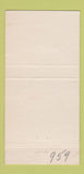 Matchbook Cover - Ben Turturici San Carlos CA WEAR 30 Strike