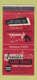 Matchbook Cover - Arnold's Farm House Buena Park CA Long Beach 30 Stick