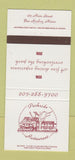 Matchbook Cover - Parkside Restaurant Bar Harbor ME 30 Strike