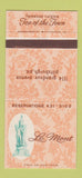 Matchbook Cover - Le Mont Restaurant Pittsburgh PA 30 Strike