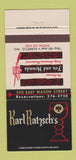 Matchbook Cover - Karl Ratzsch's Hubertus WI 30 Strike