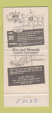 Matchbook Cover - Karl Ratzsch's Hubertus WI 30 Strike
