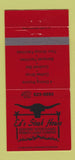 Matchbook Cover - Ed's Steak House Bedford PA 30 Strike