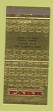 Matchbook Cover - Farr Air Filtration Dust Control Gardena CA 30 Strike