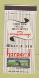 Matchbook Cover - Harper's Lounge Restaurant Cairo IL 30 Strike