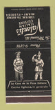 Matchbook Cover - Valenti's Italian Restaurant Miami FL 30 Strike