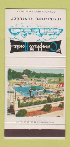 Matchbook Cover - Campbell House Lexington KY 30 Strike