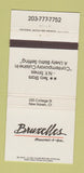 Matchbook Cover - Bruxelles Brasserie New Haven CT 30 Strike