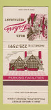 Matchbook Cover - Miles Fisher's Restaurant Philadelphia PA 30 Strike