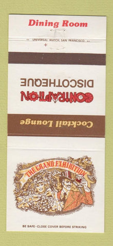Matchbook Cover - Contraption Disco Sheraton San Francisco CA 30 Strike