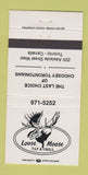 Matchbook Cover - Loose Moose Tap Grill Toronto ON 30 Strike