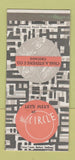 Matchbook Cover - The Circle Chicago IL Chas Stevens 30 Strike