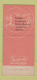 Matchbook Cover - The Circle Chicago IL Chas Stevens 30 Strike