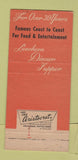 Matchbook Cover - Blackhawk Restaurant Chicago IL 30 Strike