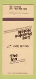 Matchbook Cover - Los Pueblos Hotels The Inn Grants NM 30 Strike