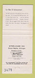 Matchbook Cover - Steelcase Office Furniture Bene Providence RI 30 Strike