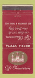 Matchbook Cover - Cafe Chauveron New York City 30 Stick