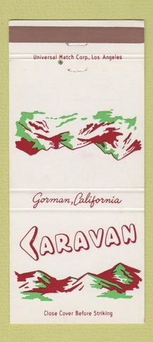 Matchbook Cover - Caravan Gorman CA 30 Strike