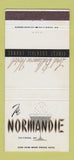 Matchbook Cover - Lord Baltimore Hotel MD Normandie WEAR 30 Strike