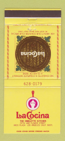 Matchbook Cover - La Cocina Restaurant Los Angeles CA 30 Strike