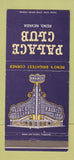 Matchbook Cover - Palace Club Casino Reno NV 30 Strike