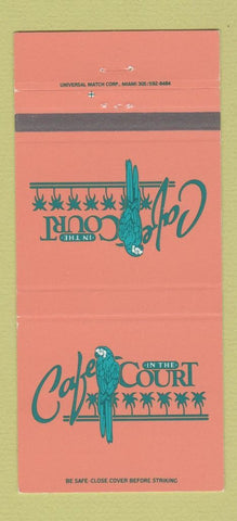 Matchbook Cover - Cafe in the Court Ramada Resort Kissimmee FL 30 Strike