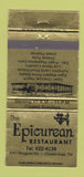Matchbook Cover - Epicurean Restaurant Chattanooga TN 30 Strike