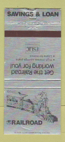 Matchbook Cover - Railroad Savings and Loan WEAR 30 Strike