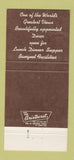 Matchbook Cover - Le Mont Restaurant Pittsburgh PA 30 Strike