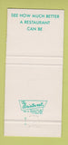 Matchbook Cover - Sand Dollar Restaurant St Petersburg FL 30 Strike