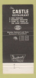Matchbook Cover - The Castle Restaurant Scranton PA 30 Strike