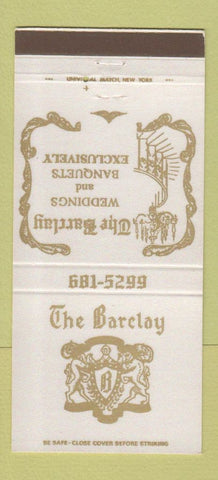 Matchbook Cover - The Barclay New York City? 30 Strike
