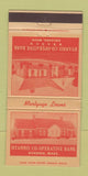 Matchbook Cover - Hyannis COOP Bank Hyannis MA Orleans 30 Strike