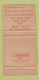 Matchbook Cover - Hyannis COOP Bank Hyannis MA Orleans 30 Strike