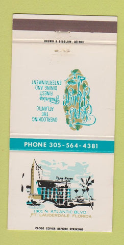 Matchbook Cover - Sea Shore Restaurant Fort Lauderdale FL 30 Strike