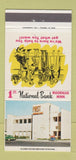 Matchbook Cover - 1st National Bank Moorhead MN 30 Strike