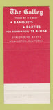 Matchbook Cover - Don Hotel Wilmington CA Golden Rivet  30 Strike