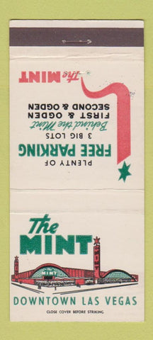 Matchbook Cover - The Mint Casino Las Vegas NV 30 Strike