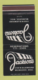 Matchbook Cover - Ray Jackson's Milwaukee WI 30 Strike