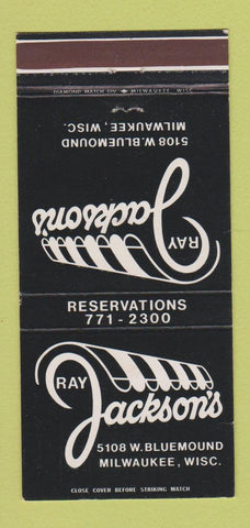 Matchbook Cover - Ray Jackson's Milwaukee WI 30 Strike