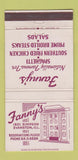 Matchbook Cover - Fanny's Evanston IL Restaurant 30 Strike
