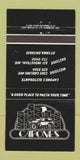 Matchbook Cover - Capone's Ristorante Ottawa ON 30 Strike