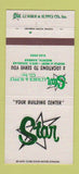Matchbook Cover - Star Lumber Supply Wichita KS 30 Strike
