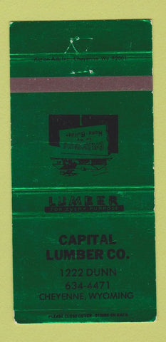 Matchbook Cover - Capital Lumber Cheyenne WY 30 Strike