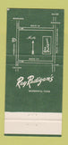 Matchbook Cover - Ray Radigan's Restaurant Kenosha WI 30 Strike