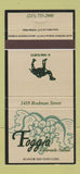 Matchbook Cover - Foggia Ristorante Philadelphia PA Camel Cigarettes 30 Strike