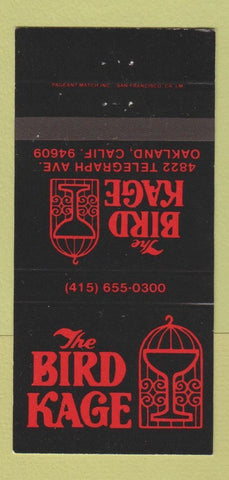 Matchbook Cover - The Bird Kage Pakland CA 30 Strike