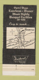 Matchbook Cover - Swan Club Glenwood Landing LI NY 30 Strike