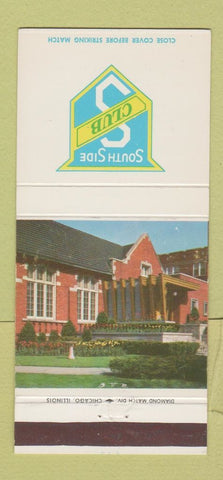 Matchbook Cover - South Side Swedish Club Chicago IL 30 Strike
